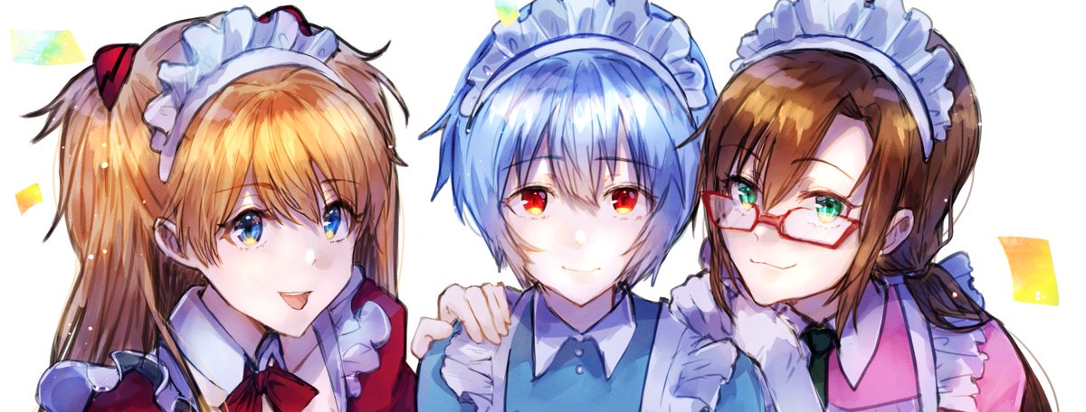 ニュータイプの3人がめちゃくちゃ可愛かったのでメイドの日にちなんで