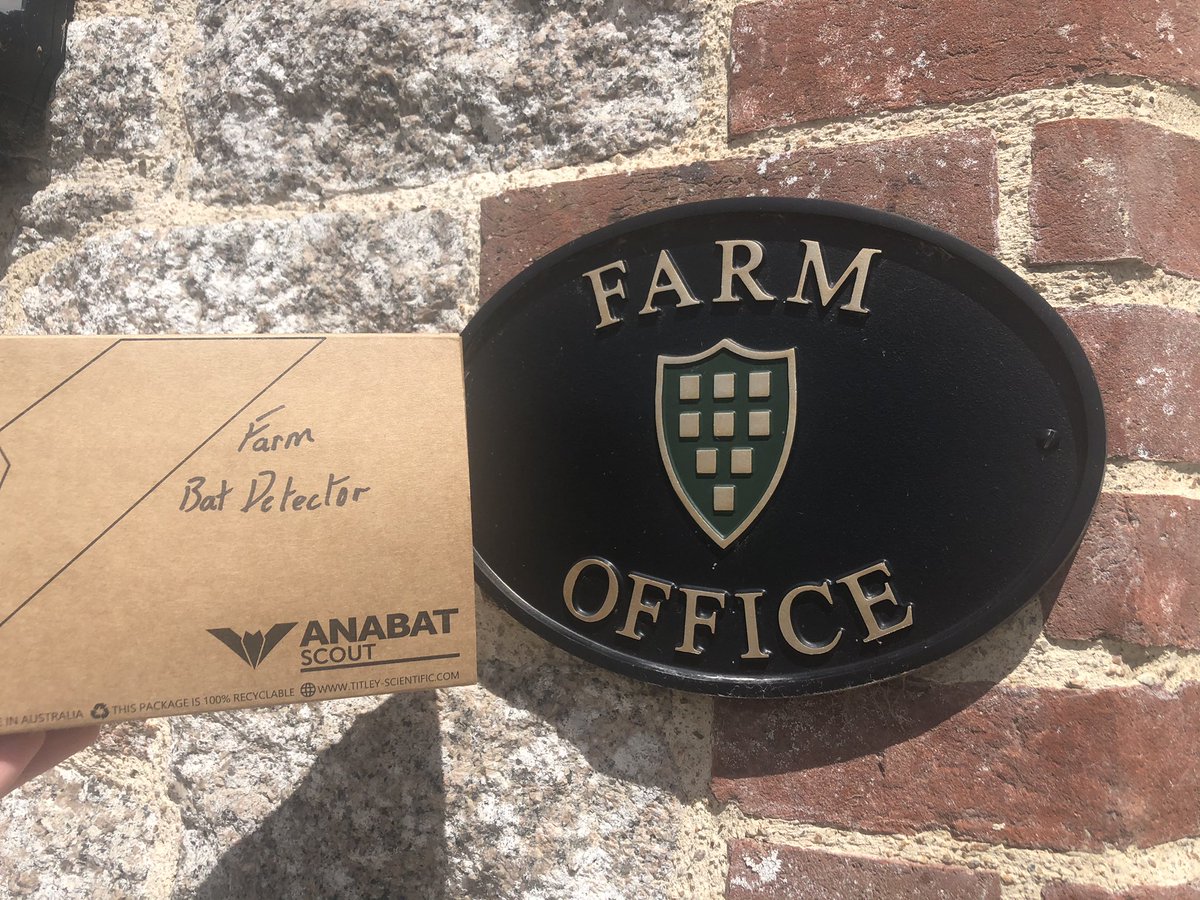 jerseywildlife's tweet photo. New bat detector, new project. Our new bats on farms survey is off to a start with the detector being dropped off to the first farm. Let's see what we find. @JsyDairy @TitleyScientif1 @titleyuk @NatureBftB @_BCT_ @JerseyBioCentre @JerseyBatGroup https://t.co/rbfc7YXbGl