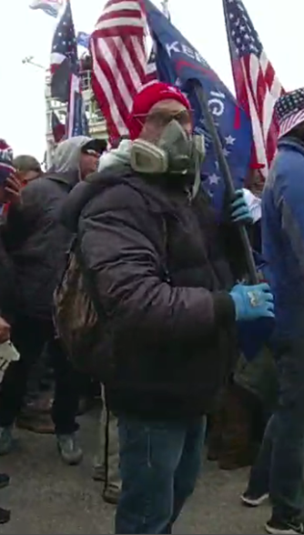FBI's tweet photo. Have you seen this person? The #FBI is seeking information on him in connection with the January 6 riots at the U.S. Capitol. Help the FBI identify him by sending us a tip at https://t.co/iL7sD5efWD. Remember to reference photo 339. https://t.co/VKFCZa4DcZ