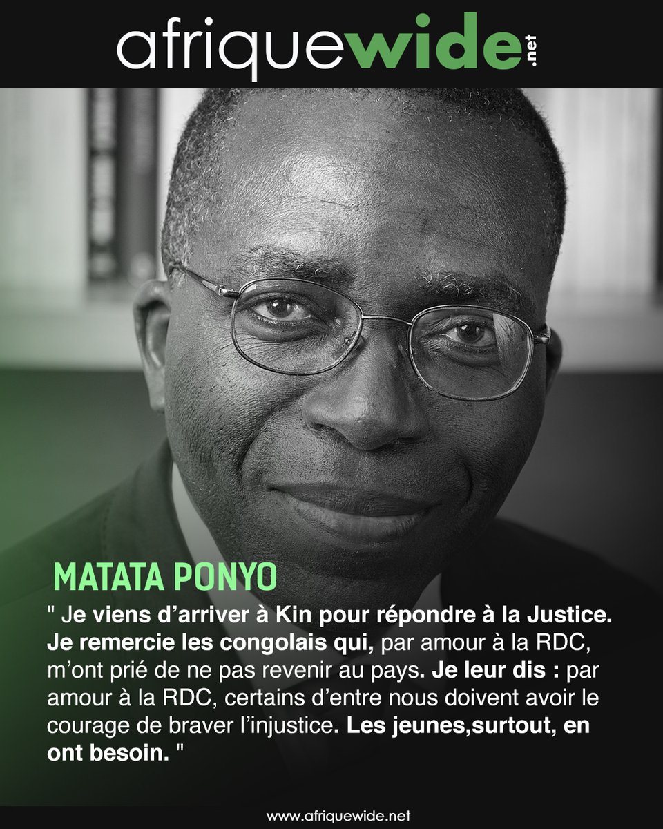 AfricatimesNet's tweet photo. Augustin Matata Ponyo répond à la justice congolaise qui exige une levée de son immunité alors que son nom est cité dans un détournement de fonds publics destinés au parc agro-industriel de Bukangalonzo
@Mapon_Matata https://t.co/1rVAYMrSMk