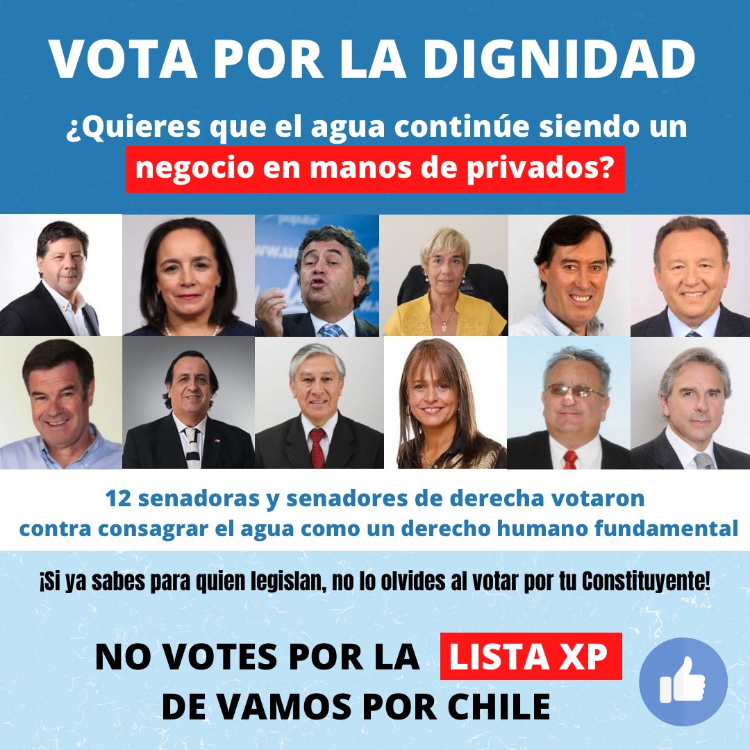 El_Ciudadano's tweet photo. #FelizLunes ya comenzó campaña de las razones para no votar por la lista XP de la derecha #NOListaXP #Chile Vota por la Dignidad . #Constituyentes . Una potente razón para no votar por la #ListaXP Fuente de la información: https://t.co/MCIznRtS7e #BuenLunes https://t.co/CI15zRBP0U