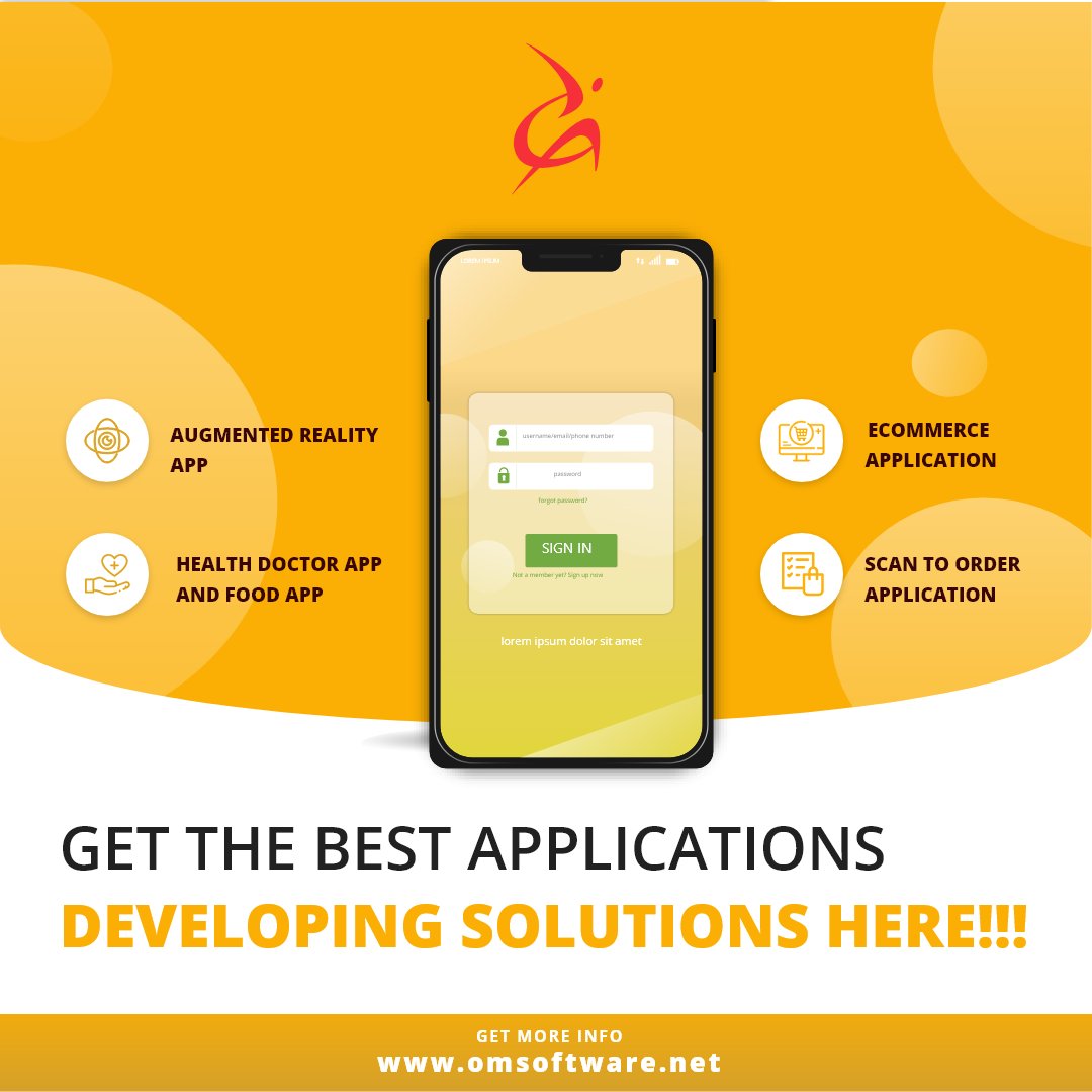 RutujaJain4's tweet image. Om Software is one of the top-ranked mobile application development companies fulfilling diverse requirements of clients from all over the world with 100% satisfaction. 
Request a Quotes: omsoftware.net/request-quote
#omsoftware #mobileappdevelopment   #appdevelopment #appsolutions