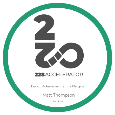 thompson_teach's tweet photo. I was fortunate to learn from a course called Design Achievement at the Margins with the 228 Accelerator. If you are committed to designing for equity, check it out at equityXdesign Learning Studio #equityXdesign @228accelerator https://t.co/rlevUafCQC