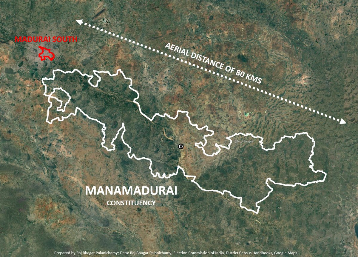 Larger constituencies are more heterogeneous w.r.t caste, religion, economic activity, geography, service provisioning, development when compared to smaller urban constituenciesThis makes them more vulnerable to polarization as a lot of villages get disconnected from MLAs23/n