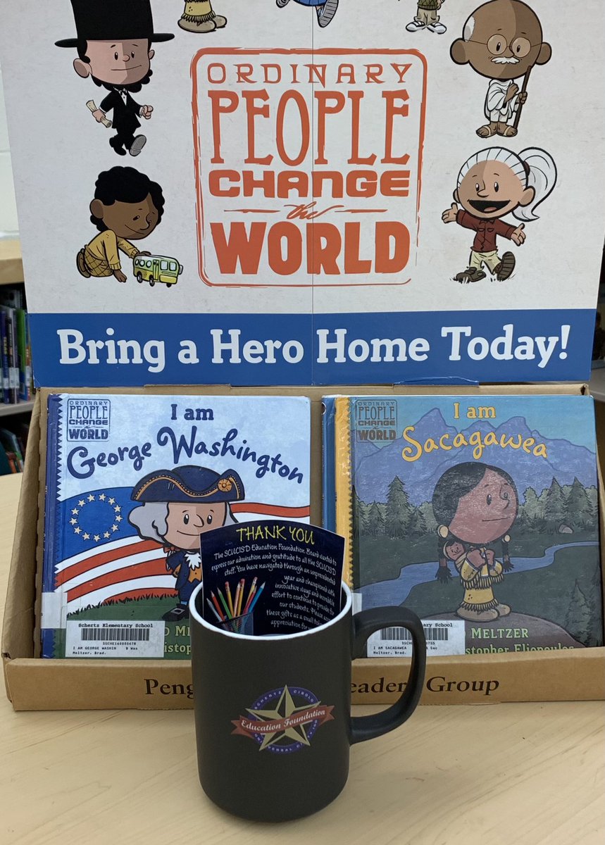 SchertzESLib's tweet photo. Thank you to the #SCUCEducationFoundation for your support!  With your help we can change the world!! 📚 https://t.co/gPTQ9JFac5