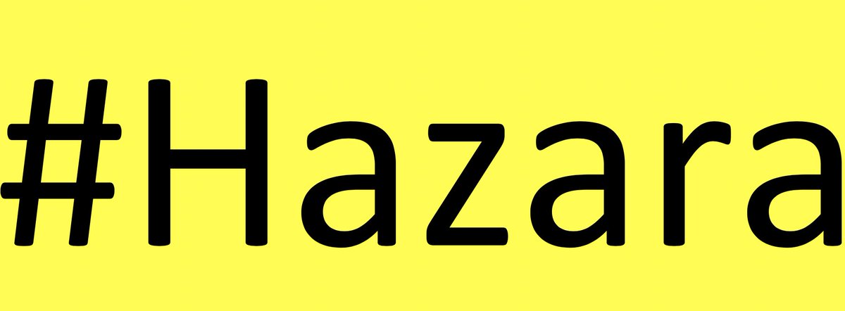 1. The “H” word Why are journalists and the media so terrified of using the word  #Hazara in their reporting? After every genocidal attack against the  #Hazaras in both  #Afghanistan and  #Pakistan, the media both inside and outside the countries flinch from using the word  #Hazara.