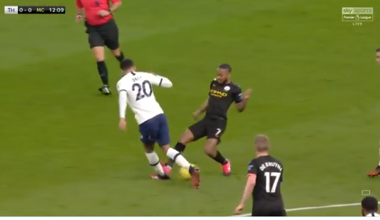As I've said before, point of contact alone doesn't make a red card (which is why Fabian Balbuena won his appeal). Force, intensity and the height are all key considerations. Sterling isn't the a great tackler, and often mistimes. As these examples show. None are red cards.