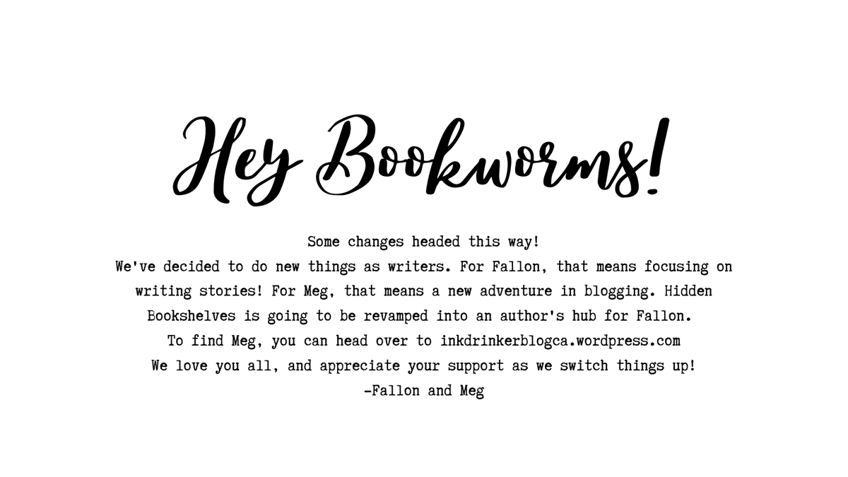 HiddenBookshel1's tweet photo. Hey all! We've learned so much with you at our first blog! We're onto new adventures. Stay tuned here to find out what Fal is up to, and head over to @inkdrinkerblog to see what Meg is doing. We want to thank you for supporting us through the switch! https://t.co/8oFKCNXpGR