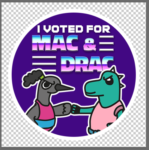 PurpleTGames's tweet photo. If we win the public prize, we will give a Mac&Drac limited edition free stickers!!
Vote for us!! --> https://t.co/0Kpq0TCpHA <-- MAC & DRAC!
#PowerUpJam #gamedev #leaked https://t.co/rWxBEQmuxG