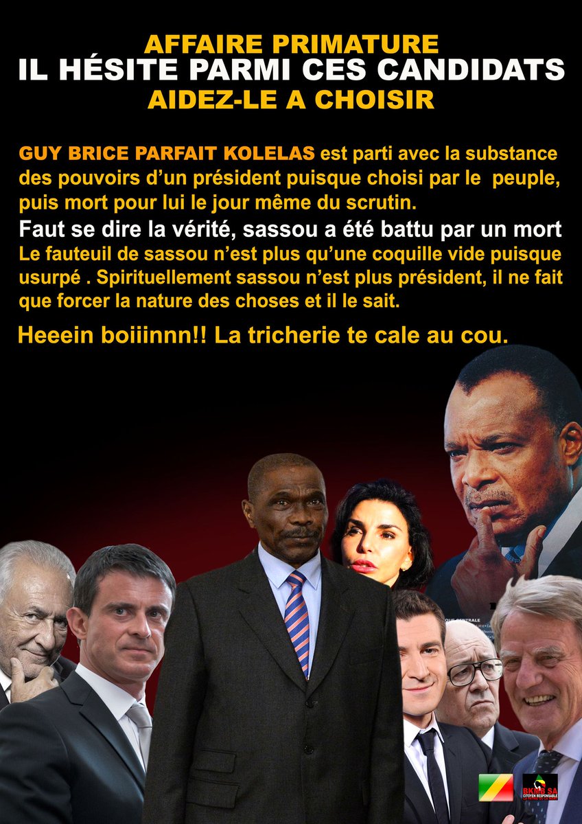 IsiTonga's tweet photo. SASSOU NGUESSO N'EST PLUS QUE L'OMBRE DE LUI-MÊME: D'OU PROVIENDRA LE COUP DE GRACE DE SA CHUTE? https://t.co/yupHSTDY6Y https://t.co/kHjFdjb9x4