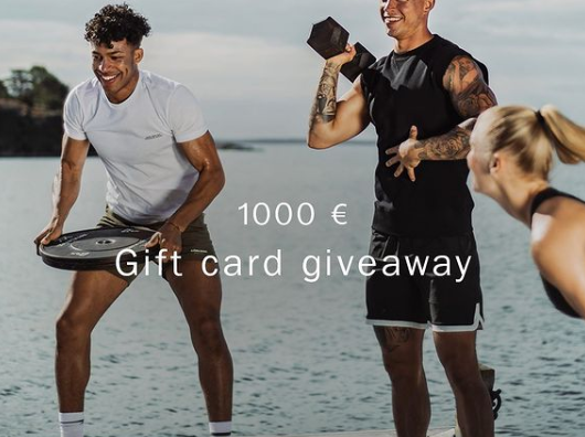 BjornBorgUK's tweet photo. Exciting news - we have a €1000 gift card available for someone to win over on our Instagram account! Head over to @bjornborg on Instagram for details of how to enter #giveaway #TrainToLive https://t.co/AnLdtoJS50