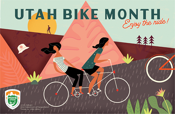 Join Move Utah and the Utah Department of Transportation (UDOT)  in biking more often during the month of May. move.utah.gov/bike-month/