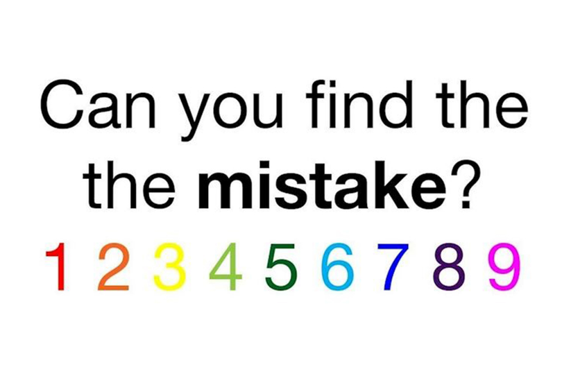 breakfasttv's tweet photo. Can YOU find the mistake in the below puzzle? 🤔 Share your answers with us below! 

PHOTO: Stress Buster https://t.co/0ENvkEu6SE