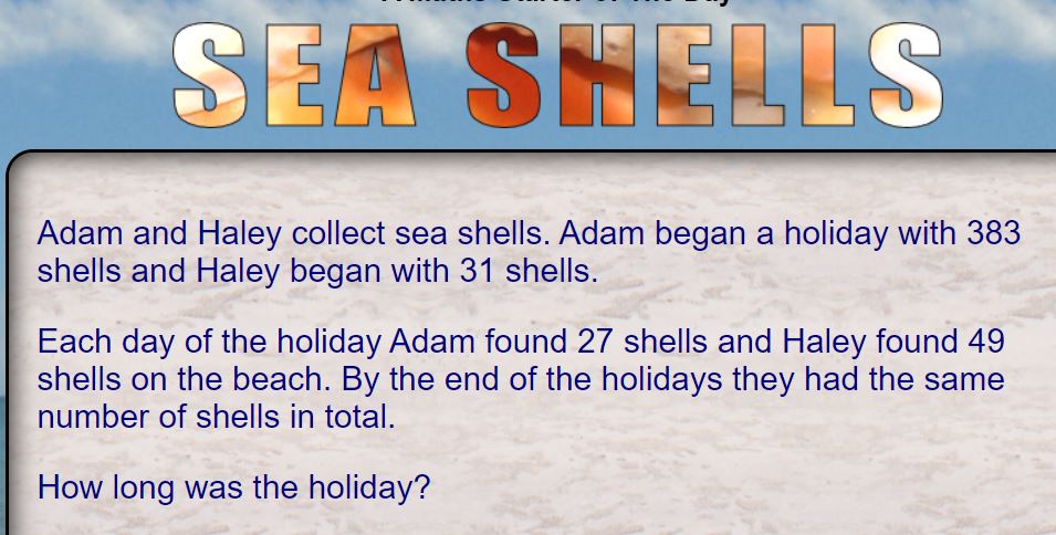 Mr Jones set his Mathletes this little challenge today, can any of our Twitter followers work out the answer? Reply and we might give you a housepoint! #WEPA_Maths #WEPA_Year6