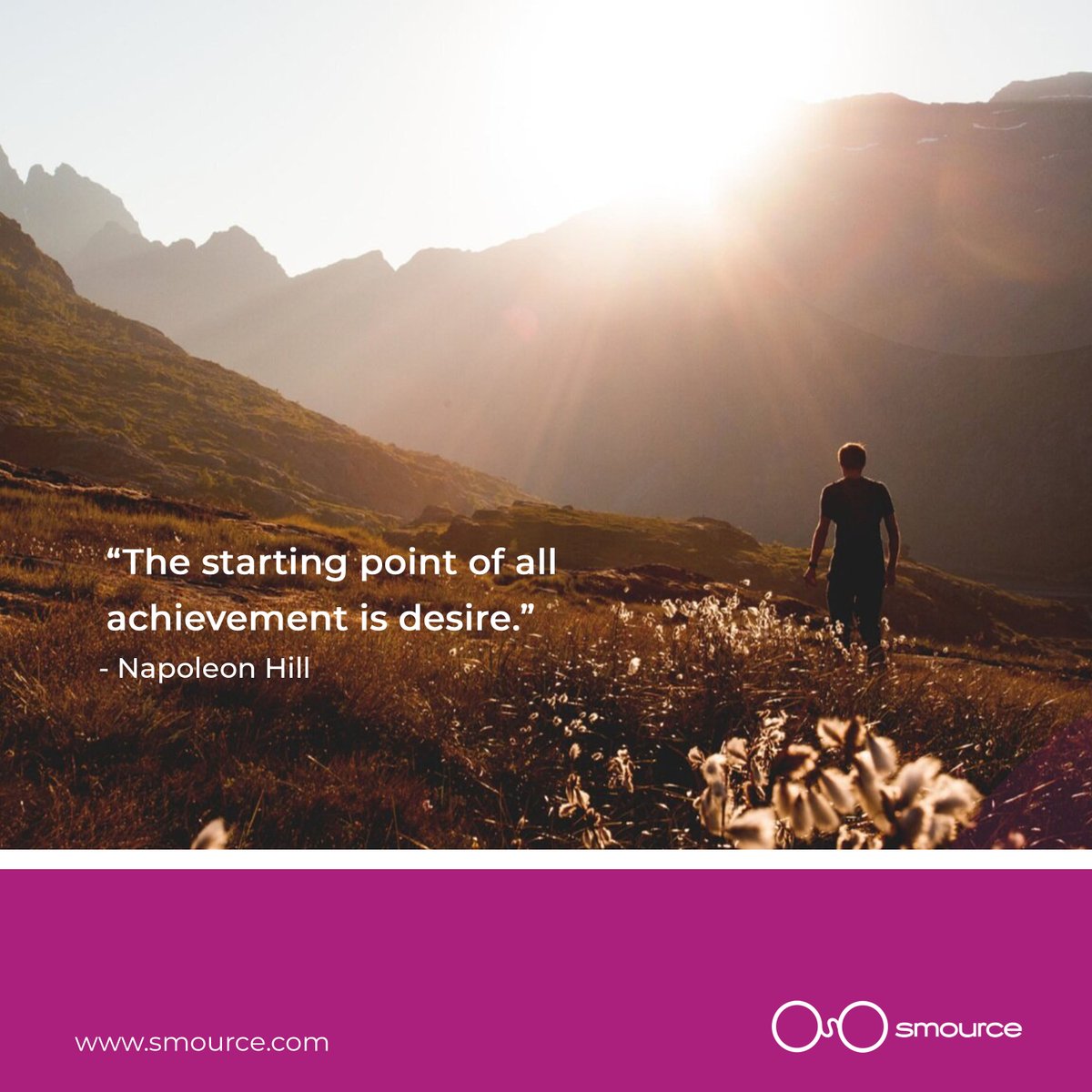 SmourceTech's tweet image. Every achievement has to start with desire. As with weak desire producing weak results, the key ingredient to  success is burning desire. #Smource #Freelancing #CareerGoals #Business #WorkFromHome #Success #Quotes #QuotesofTheDay #NeverGiveUp #MondayMotivation #EmpoweringAfricans