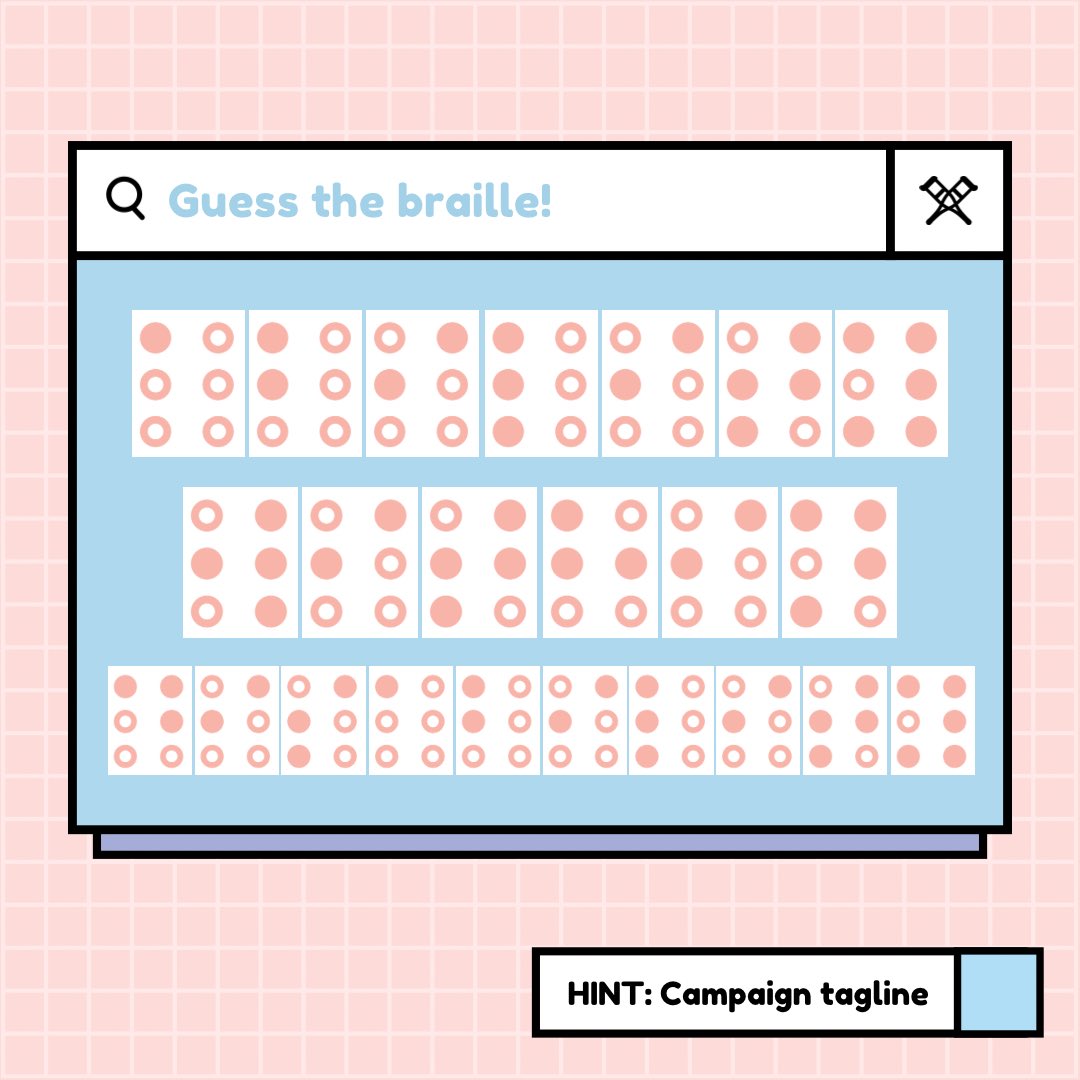 Ability_Within's tweet photo. Are you lost bb girl? 🤭

Have you ever been curious as to how blind people 👨‍🦯 navigate the world and read words? 🤔

Braille (noun) | ˈbrāl
- a system of writing for the blind that uses characters made up of raised dots https://t.co/VP4FW2XAPe