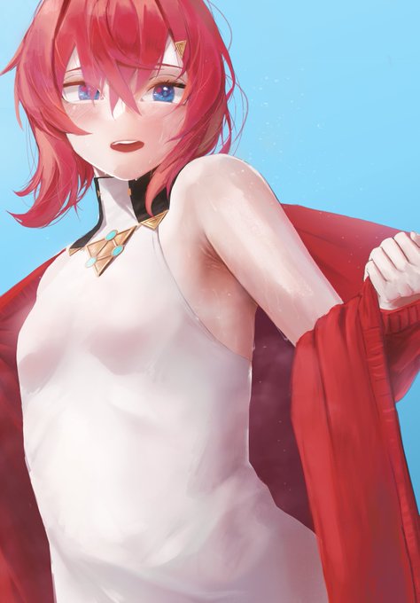 汗ばむわぁ・・・ #絵ンジュ 