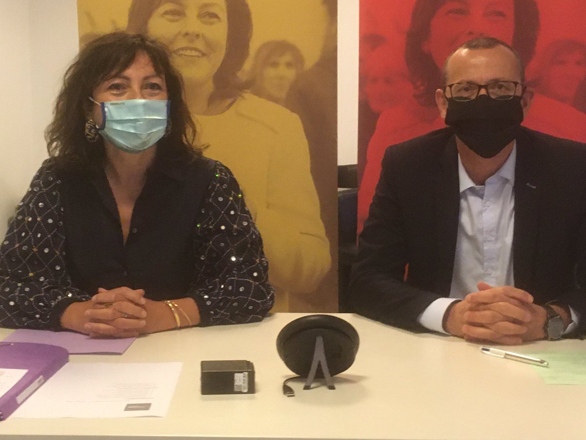 VincentCosteML's tweet photo. Carole @Delga, Présidente de la Région @Occitanie candidate à sa propre succession, a présenté ce lundi sa tête de liste Hérault, Patrice @Canayer, l’emblématique entraîneur du club de handball de Montpellier.@Midilibre @mhbofficiel https://t.co/Q24ekgWkSY