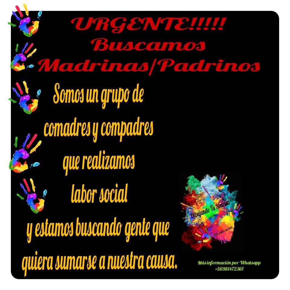 leto_mora's tweet photo. Buen lunes a todas y todos. Con mi grupo de amiguis buscamos gente bonita de alma que quiera ser ángel de la guarda pa' los caprichitos inocentes de NNA en situación de refugio en hogares. Más info con Carolina al 
+56 9 8147 2361
Totalmente anónimo y altruista, x resguardo a NNA https://t.co/nAPt7Icmts