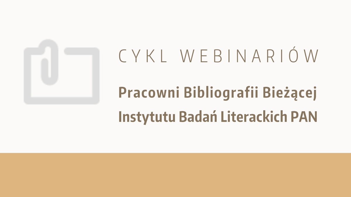 Polish Literary Bibliography tweet media