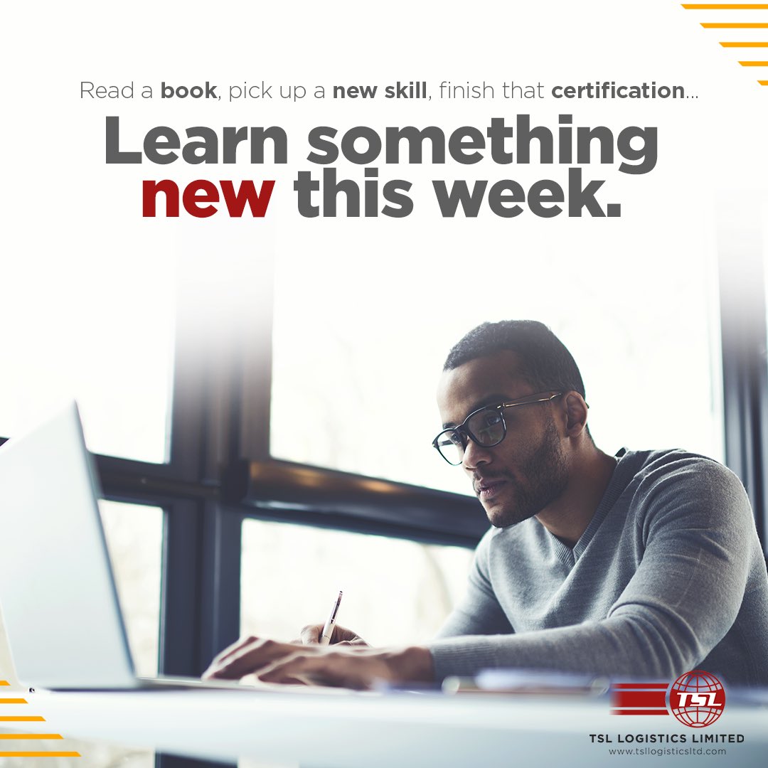 tsl_logistics's tweet photo. It's a new week and it's always a good time to start something new.
Quit procrastinating and begin doing!
#Mondaymotivation #TslInspires #Tsllogistics https://t.co/3Idy11pSgA