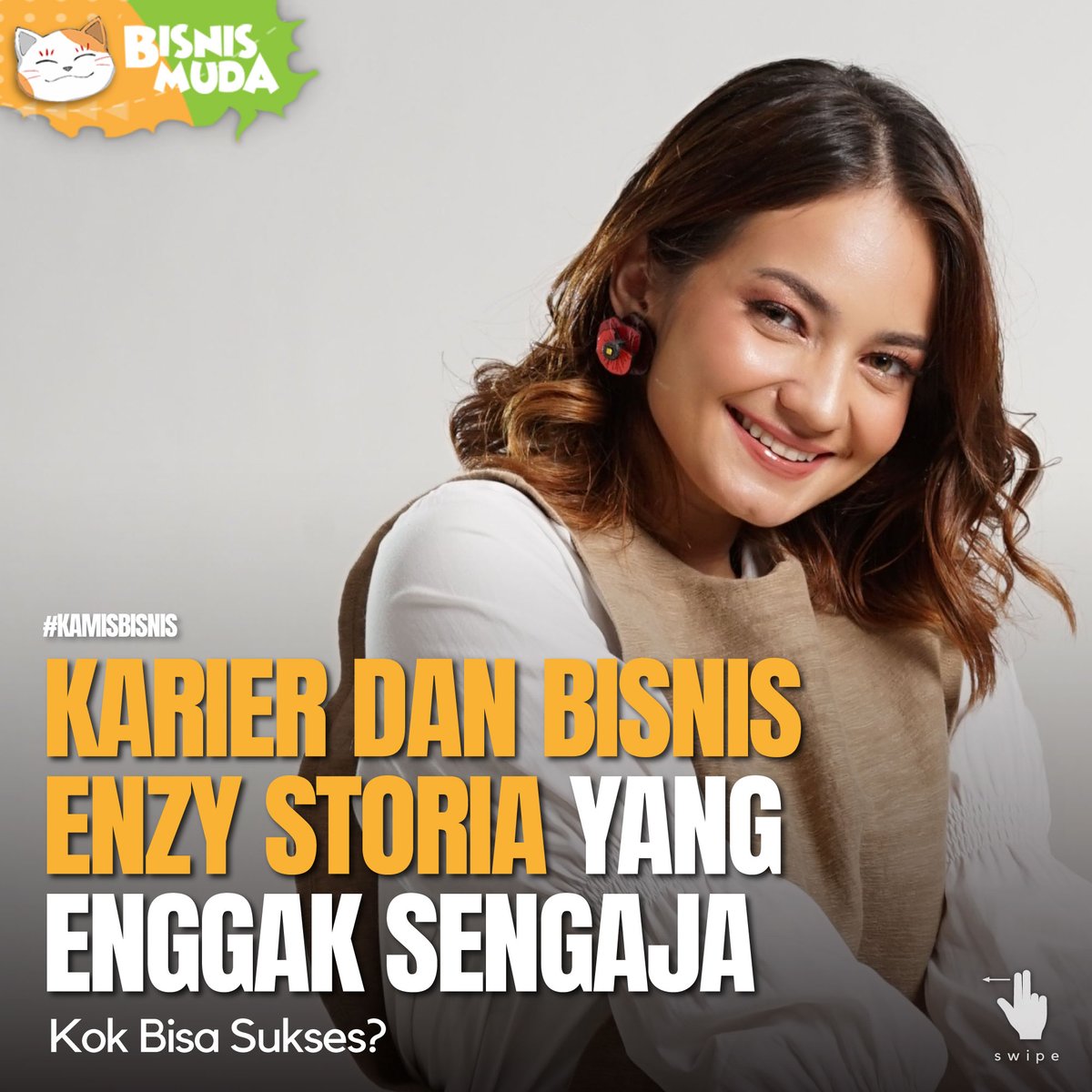 Bisnismudaid's tweet photo. Sebuah Thread
.
.
.
Karier Dan Bisnis Enzy Storia Yang Enggak Sengaja. Kok Bisa Sukses?
#ThreadBisnisMuda #Bisnis #Enzy #PelajaranbisnisBisnisMuda https://t.co/jNQgbkK0BW