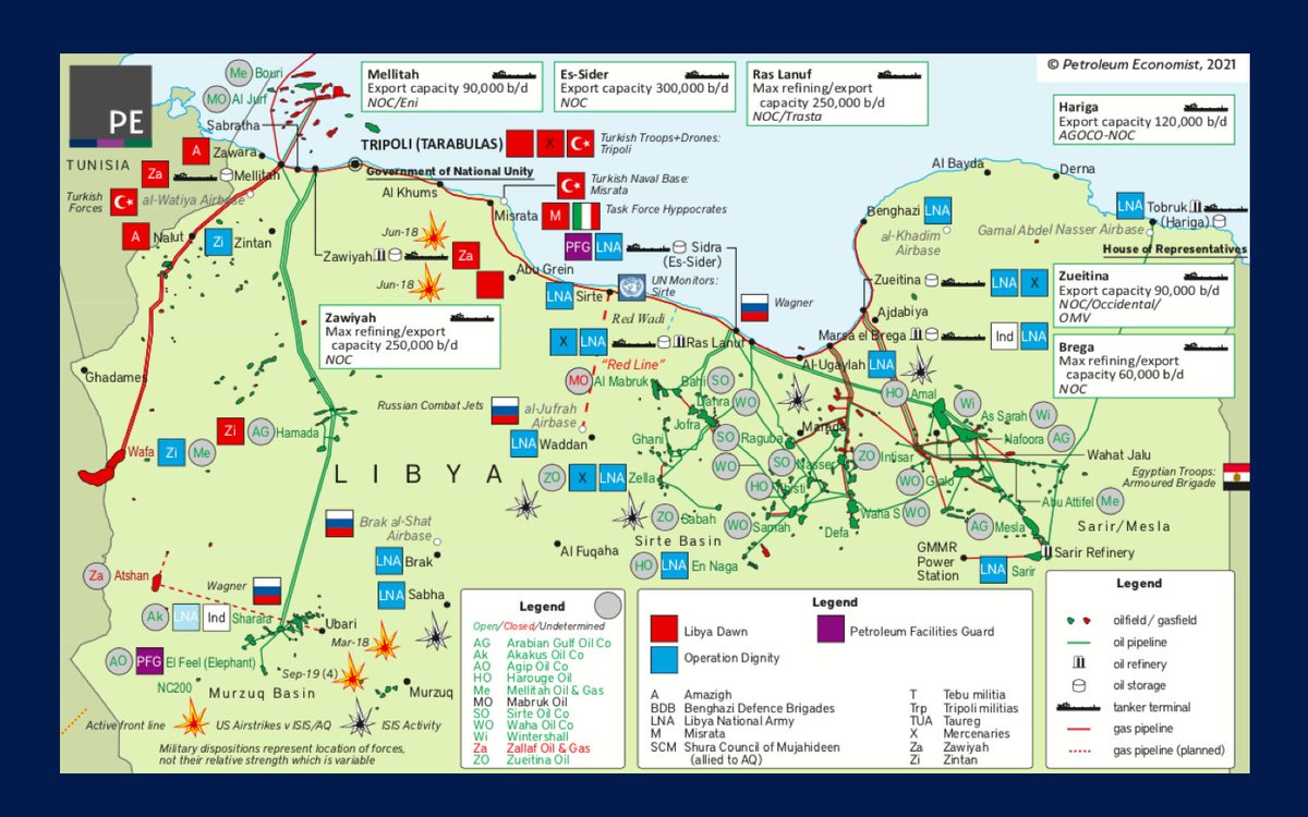 reportingLibya's tweet photo. #Libya LIBYA UPDATE: Foreign forces becoming key issue for new government. UN says 20,000 foreign personnel deployed. Foreign minister wants them out, but no decision by government which has no control over Libya's various armed forces. Ceasefire holding. Oil ports/fields open. https://t.co/u4lixWDEGk