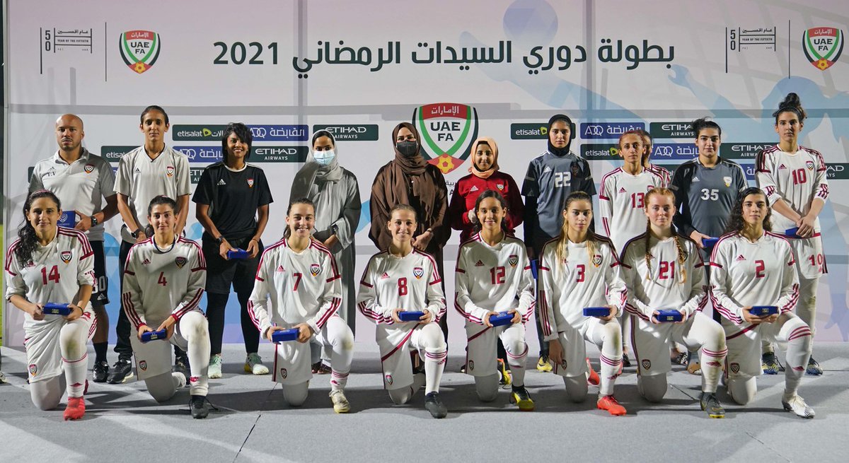 uaefa_ae's tweet photo. فريق أوول بلاك يُتوّج بلقب بطولة كرة قدم السيدات

التفاصيل⏬

https://t.co/8xjmy3jk2b https://t.co/4QnD6uX2VX