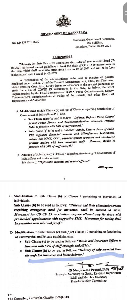 ALL INDIA MOBILE RETAILERS ASSOCIATION (@aimraindia) on Twitter photo Hon.<a href="/BSYBJP/">B.S.Yediyurappa</a>, <a href="/CMofKarnataka/">CM of Karnataka</a>, Humble thanks from the thousands of families connected with retail, for prohibiting non-essential supplies by E-com in the state during the lockdown. This is a big breather in ailing times & shall keep the faith alive of more than 15K mobile retailers Hon.<a href="/BSYBJP/">B.S.Yediyurappa</a>, <a href="/CMofKarnataka/">CM of Karnataka</a>, Humble thanks from the thousands of families connected with retail, for prohibiting non-essential supplies by E-com in the state during the lockdown. This is a big breather in ailing times & shall keep the faith alive of more than 15K mobile retailers