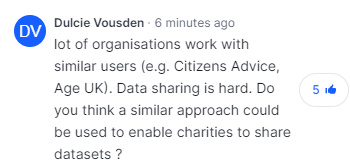 nfpdbconsult's tweet photo. Great session from @SoftwireUK on carefully extracting eye health data at #MoorfieldsHospital for sharing and research  at #Data4GoodFest conf.  But this question from @DulcieVousden from @DataKindUK about sums up the challenge for the day https://t.co/DbKrWDEQ7a