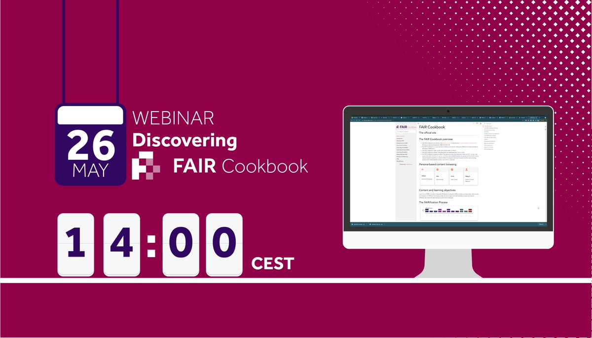 INB_Official's tweet image. Advocating #OpenScience #FAIRdata, @FAIRplus_eu has created the #FAIRcookbook, with content contributions by @BSC_CNS @imimat

Join their upcoming webinar ➡️ bit.ly/faircookbook_w…
Delivered by the resource’s developers you will discover its potential, challenges &amp;amp; future plans