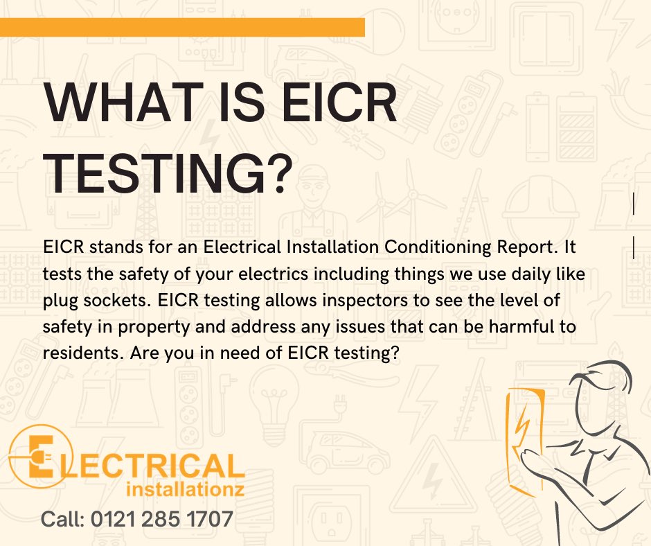 Call us today to get your EICR Test done ✔️ 0121 285 1707 #Birmingham #westmidlands #eicr