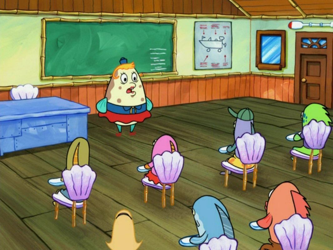 Spongebob In Class