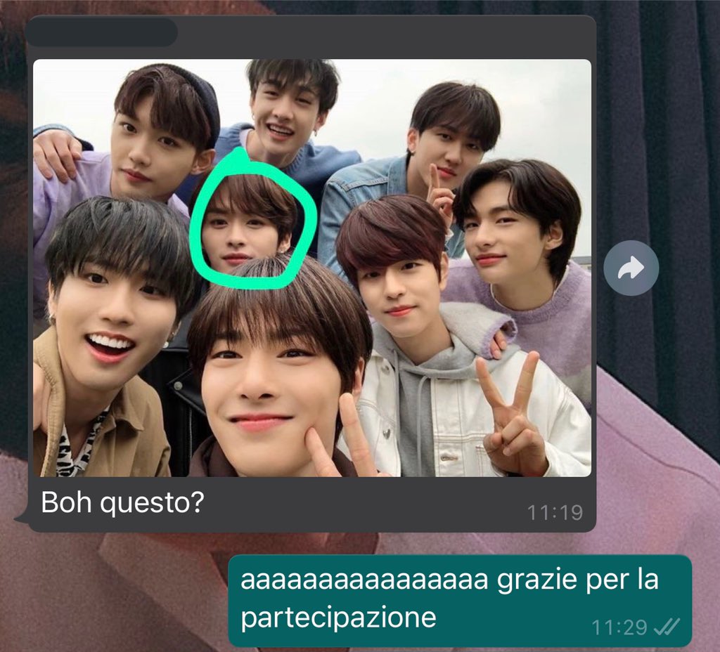 amico 6: minhoè il bias di mia cugina ma è il membro che mi fa sempre swervare sulla sua line 