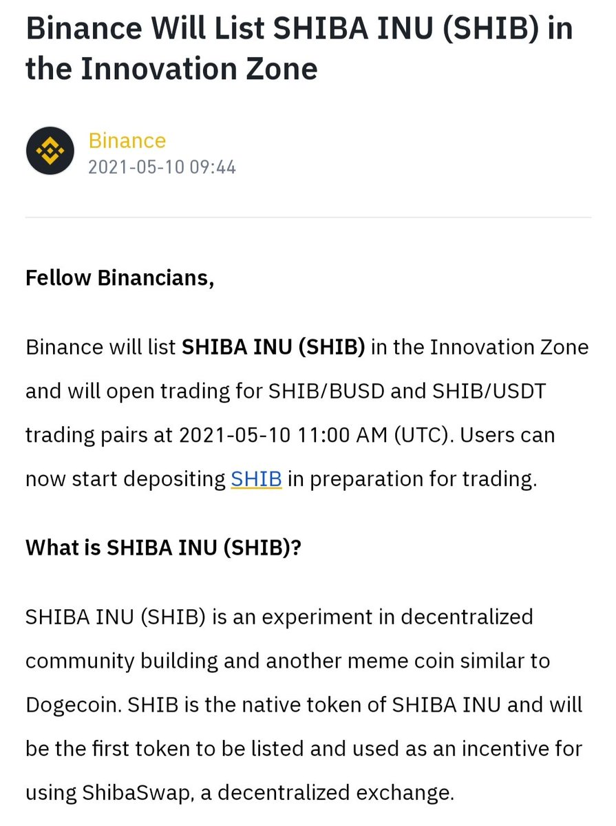 CryptoPointFR's tweet image. Et oui vous ne rêvez pas, SHIBA INU bientôt sur Binance 👀🐕‍🦺