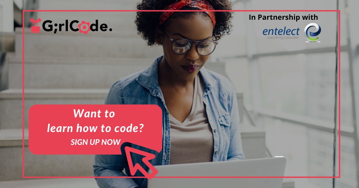 Hey #GirlCoders! We've partnered with <a href="/Entelect/">Entelect</a> to offer 100 women Scholarships into our online coding Bootcamp!
 ⏳6 weeks 
💻 Learn Html, CSS and Javascript
👩👦Dedicated instructors/mentors

Close Date: 14 May
Limited Space so apply now: 👉 zcu.io/bJlW