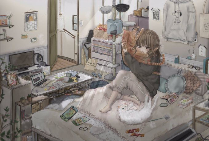 猫と暮らす 