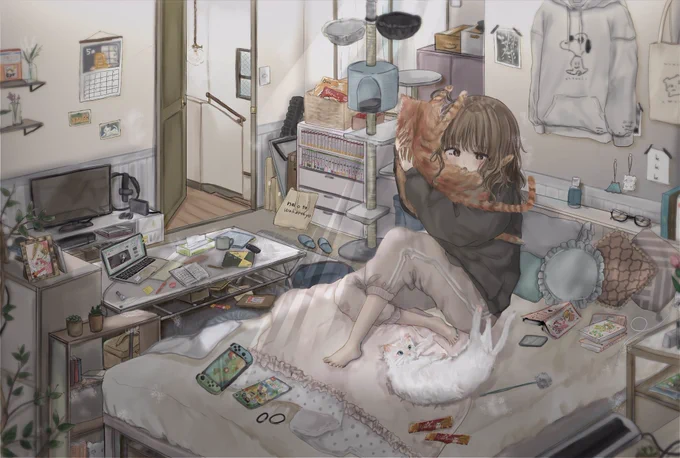 猫と暮らす 