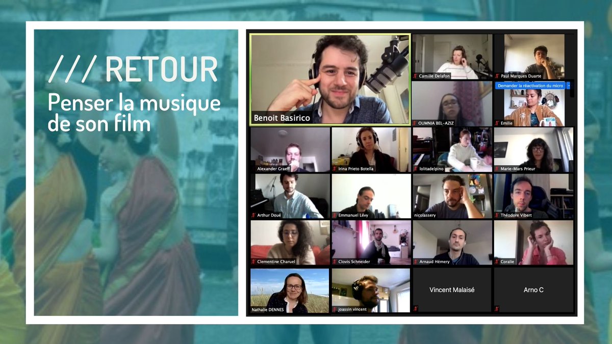 /// RETOUR - Penser la musique de son film

Vendredi dernier s'est tenue la formation "Penser la musique de son film", encadrée par <a href="/benoit_basirico/">Benoit Basirico</a>, spécialiste de la musique au cinéma.

#musiquedefilm #composition #realisation #formation #maisondufilm