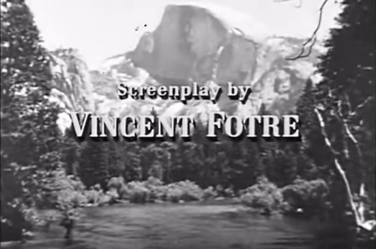 CONELRAD6401240's tweet image. Screenwriter Vincent Fotre [1924-2014], who wrote #JackWebb's Cold War classic RED NIGHTMARE (the shorter version of FREEDOM AND YOU) and #MarioBava's BARON BLOOD, was #BOTD.