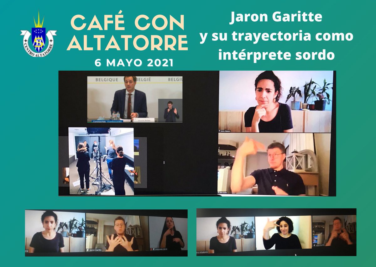 CentroAltatorre's tweet photo. Gracias, Jaron, por compartir tus experiencias como intérprete sordo en nuestro Café con Altatorre. https://t.co/dQK8gcGpim