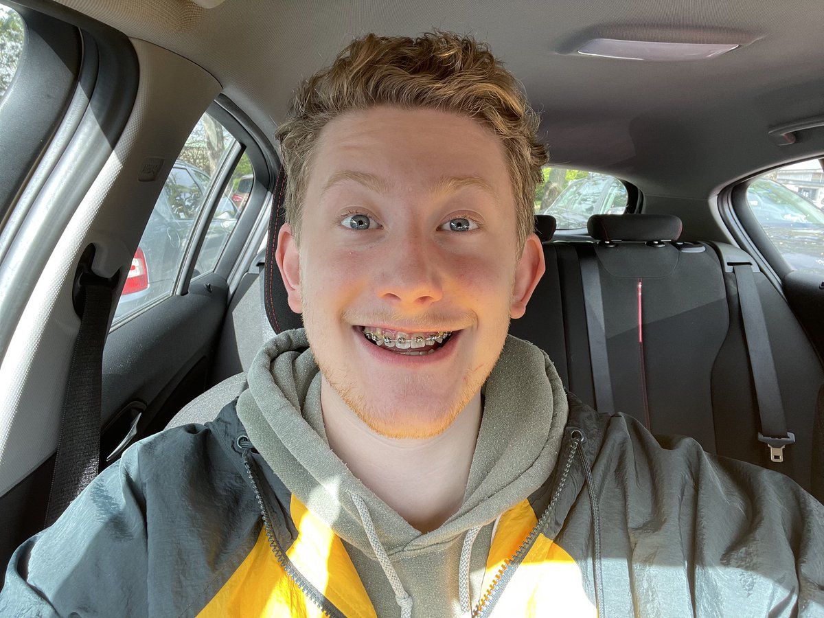Th3RealLinguini's tweet photo. 🚨 Breaking News 🚨

After 5 years, we are pleased to announce that Myles has finally got his braces off. 

The Kernow King has given the following comments: “My teeth feel slimy.” https://t.co/j9DyXfCARk