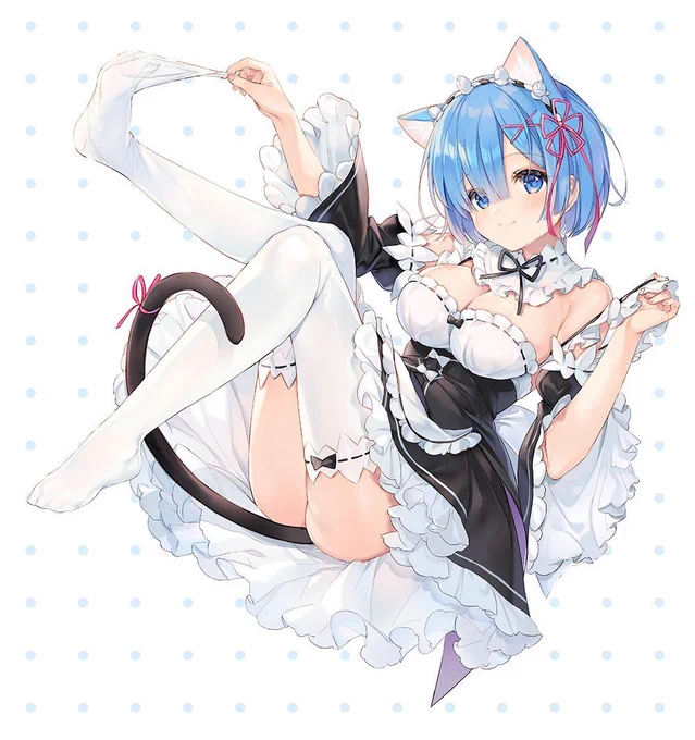 #メイドの日 メイドも、メイド服も、レムも、全部好き!💙💙💙 