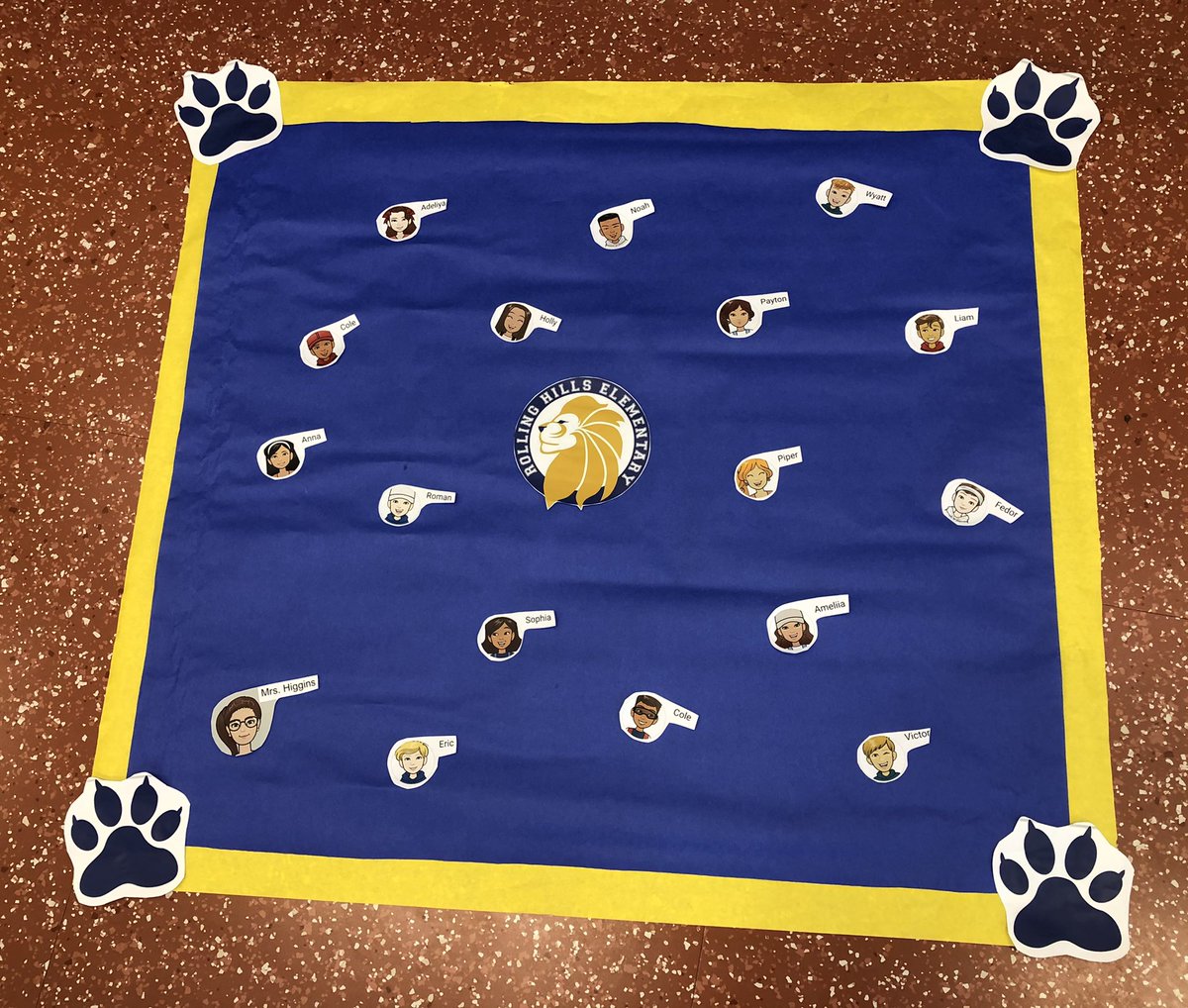 MrsHigginsClass's tweet photo. We are for the pep rally this morning! 📣 🦁 #classflag https://t.co/ndowxsvqWi