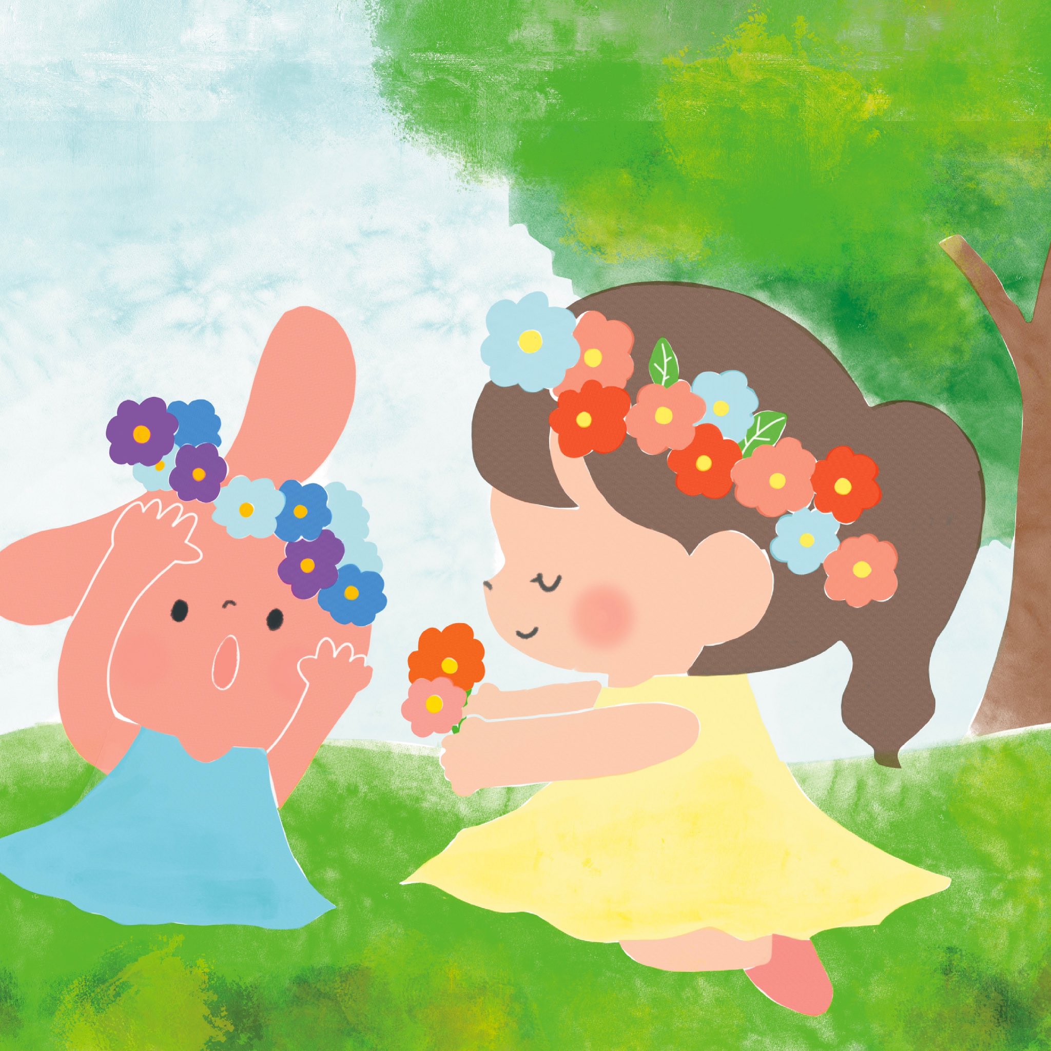 いま まい 花冠作りましょ イラスト カットイラスト イラストグラム 花冠 ダイトウスタイル 保育士 Illust Illustraition T Co Oowta3mmgj Twitter