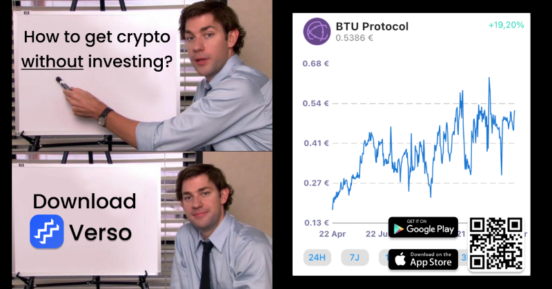 VersoWallet's tweet photo. 🆕 Earn FREE #crypto as #cashback

📲 Download the VERSO app for FREE 🆓: https://t.co/u0lRmFkcpU         
#cashbackapp #onlineshopping