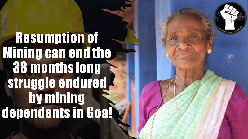 GoaFront's tweet photo. As Covid-19 has further escalated Goa's economic crisis, resumption of mining can help boost the states' economy. #StrugglingForLivelihood #Mining #GoaMining #JusticeForLivelihood #SaveJobsSaveGoa #SaveGoanLivelihoods @BJP4Goa @NSawaikar @TendulkarBJP @ShetSadanand @INCGoa https://t.co/VONqljnnXW