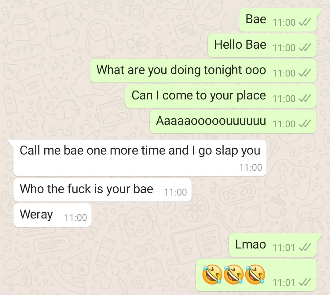 Send your Friends or Babes the first five lines of "WANT YOU BACK" by LAYCON ft. TENI and see their response.Here's mine.NB - all my friends are yanmayanma people but I love them 