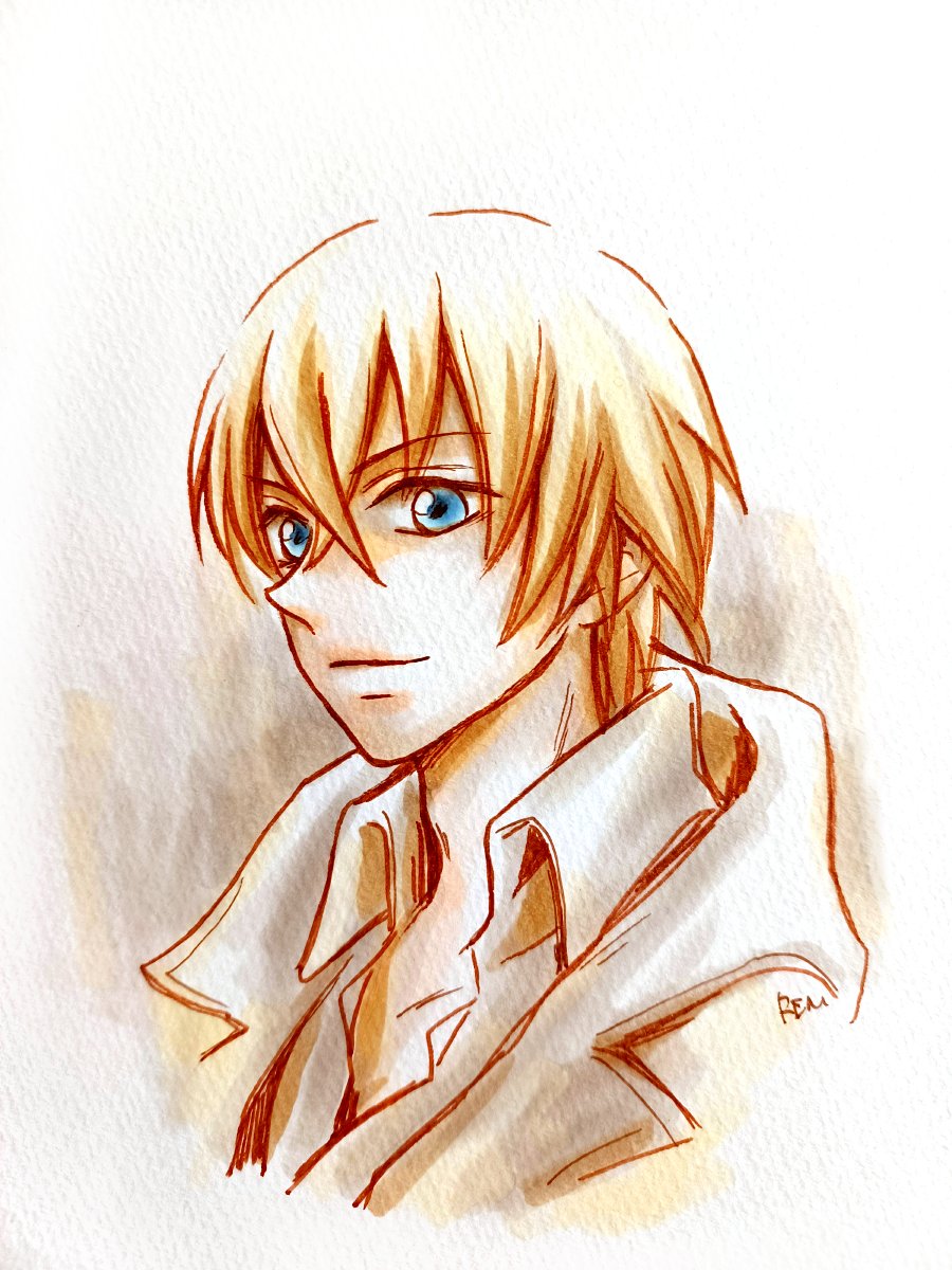 アナログ絵の加工 教えるほどの知識はないんですが私のやり方 スマホカメラそのま れむのイラスト