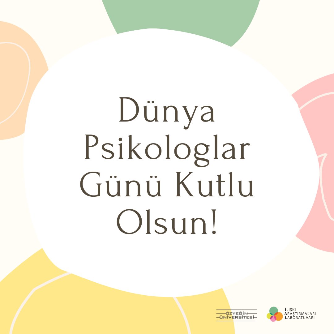 iliski_lab's tweet photo. Dünya Psikologlar Günümüz Kutlu Olsun! #psikologlargünü https://t.co/YPXFNwAggr
